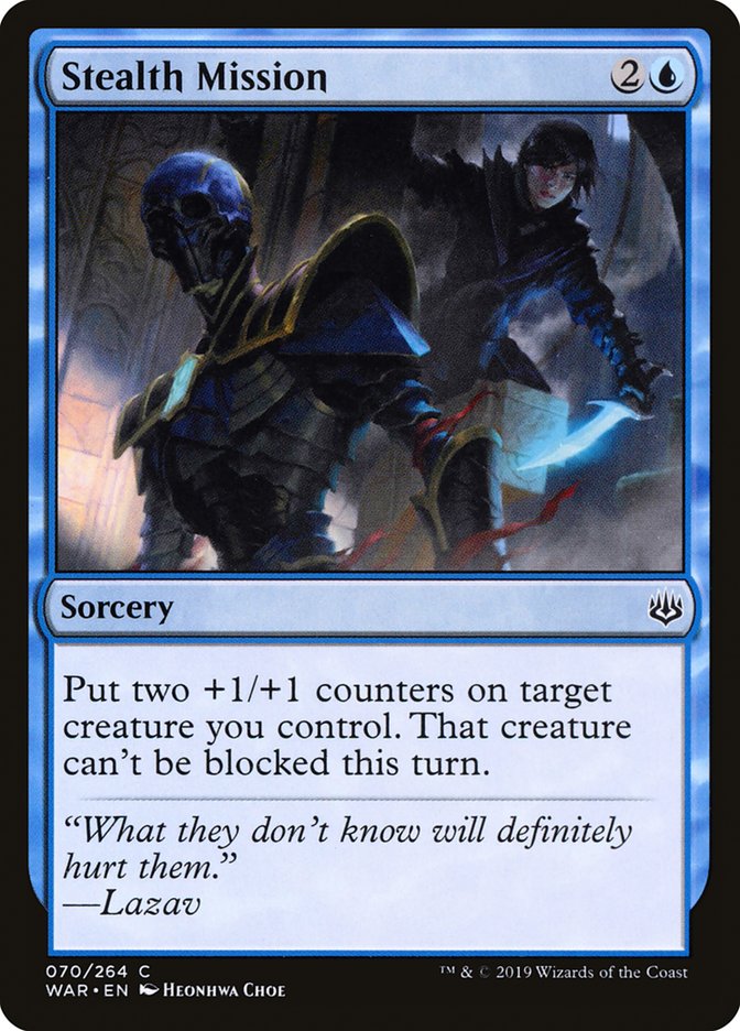 Stealth Mission [War of the Spark] MTG Single Magic: The Gathering    | Red Claw Gaming
