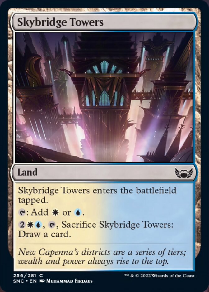 Skybridge Towers [Streets of New Capenna] MTG Single Magic: The Gathering    | Red Claw Gaming
