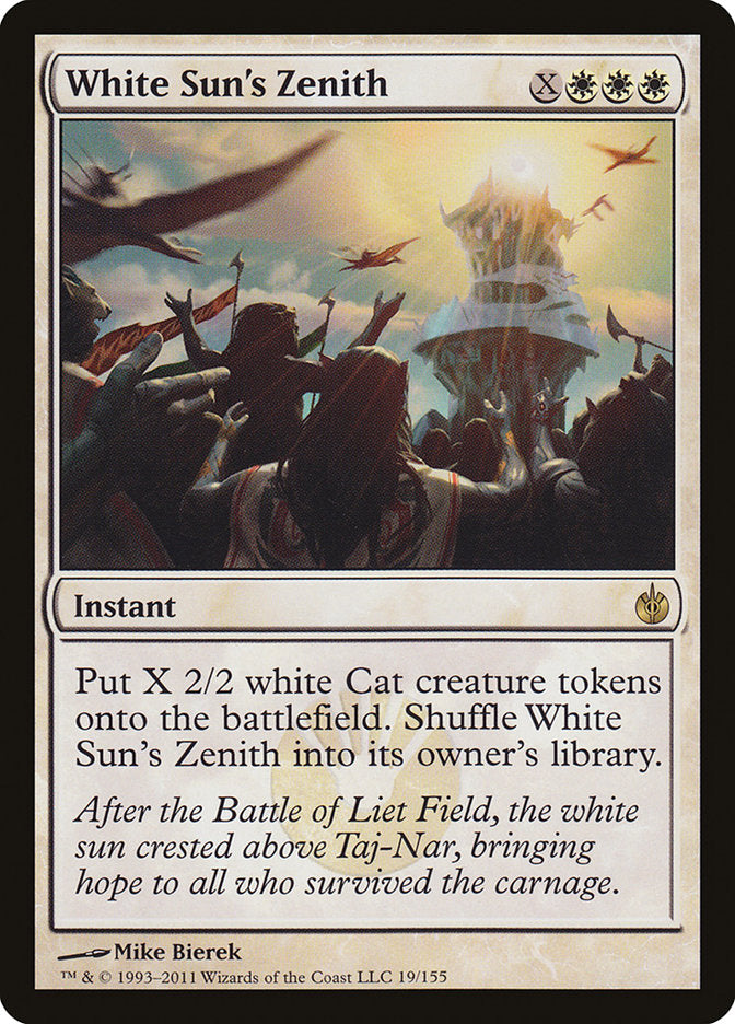 White Sun's Zenith [Mirrodin Besieged] MTG Single Magic: The Gathering    | Red Claw Gaming
