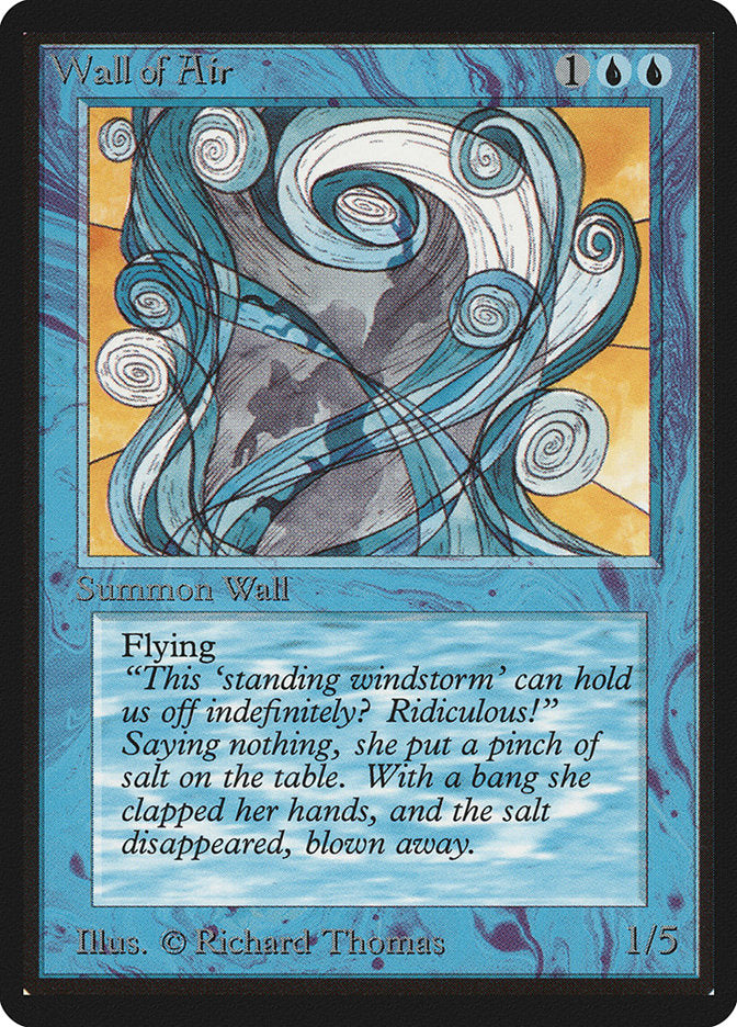 Wall of Air [Beta Edition] MTG Single Magic: The Gathering    | Red Claw Gaming