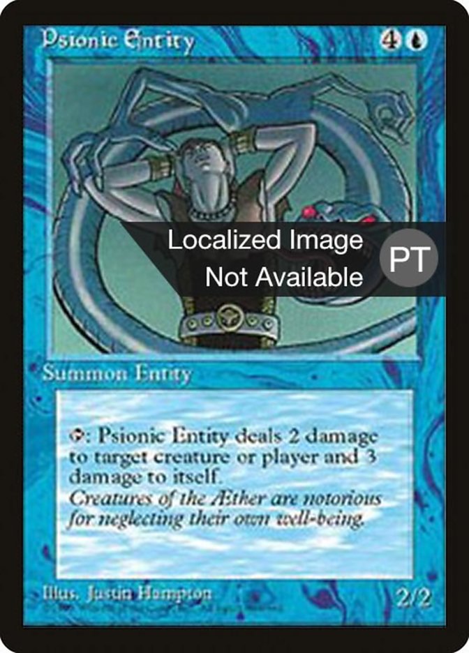 Psionic Entity [Fourth Edition (Foreign Black Border)] MTG Single Magic: The Gathering    | Red Claw Gaming