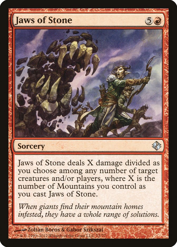 Jaws of Stone [Duel Decks: Venser vs. Koth] MTG Single Magic: The Gathering    | Red Claw Gaming