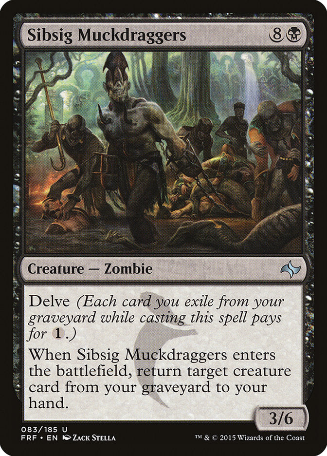 Sibsig Muckdraggers [Fate Reforged] MTG Single Magic: The Gathering    | Red Claw Gaming