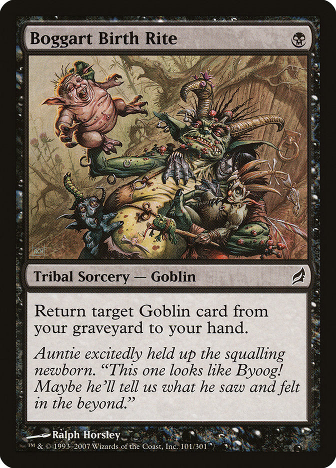 Boggart Birth Rite [Lorwyn] MTG Single Magic: The Gathering    | Red Claw Gaming