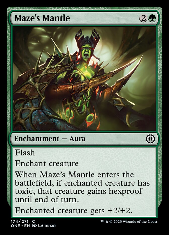 Maze's Mantle [Phyrexia: All Will Be One] MTG Single Magic: The Gathering    | Red Claw Gaming