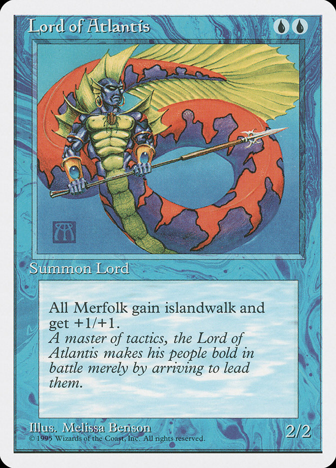 Lord of Atlantis [Fourth Edition] MTG Single Magic: The Gathering    | Red Claw Gaming
