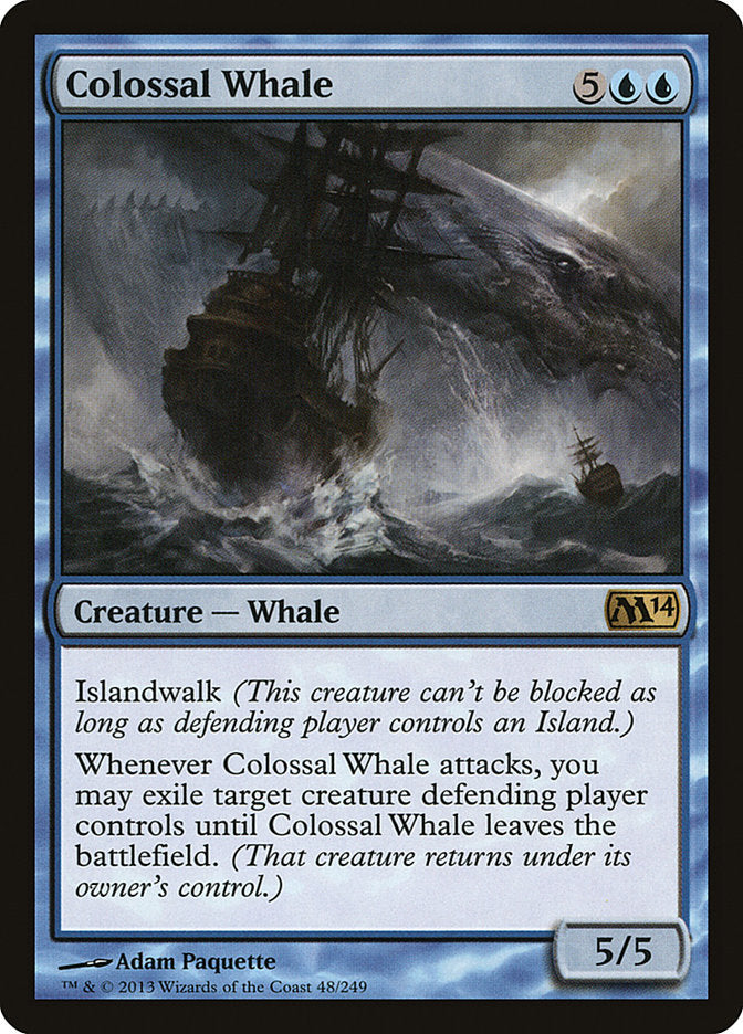 Colossal Whale [Magic 2014] MTG Single Magic: The Gathering    | Red Claw Gaming