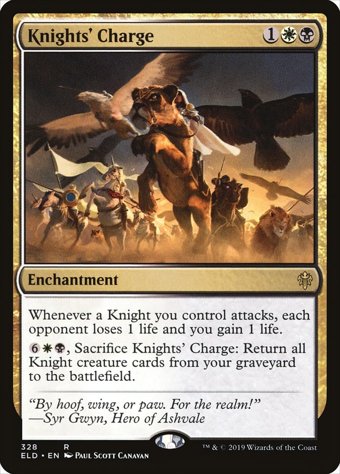 Knights' Charge [Throne of Eldraine] MTG Single Magic: The Gathering    | Red Claw Gaming
