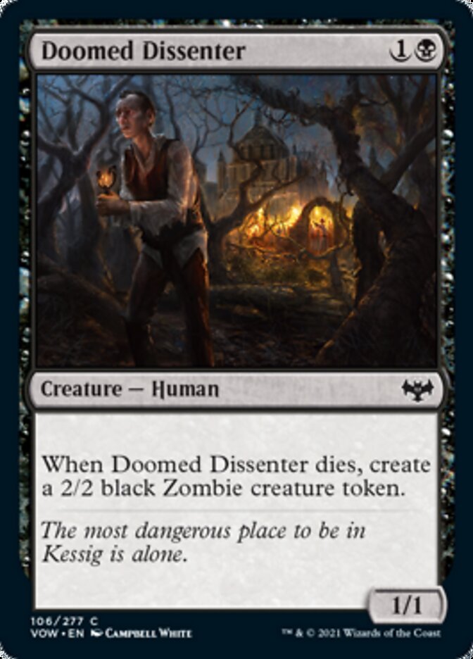 Doomed Dissenter [Innistrad: Crimson Vow] MTG Single Magic: The Gathering    | Red Claw Gaming