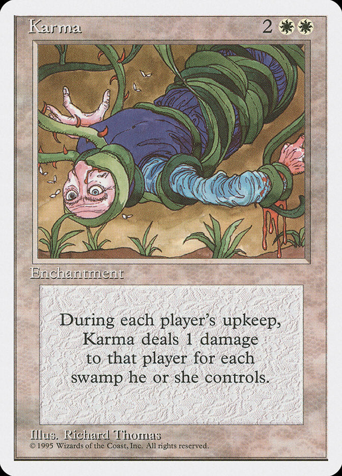 Karma [Fourth Edition] MTG Single Magic: The Gathering    | Red Claw Gaming