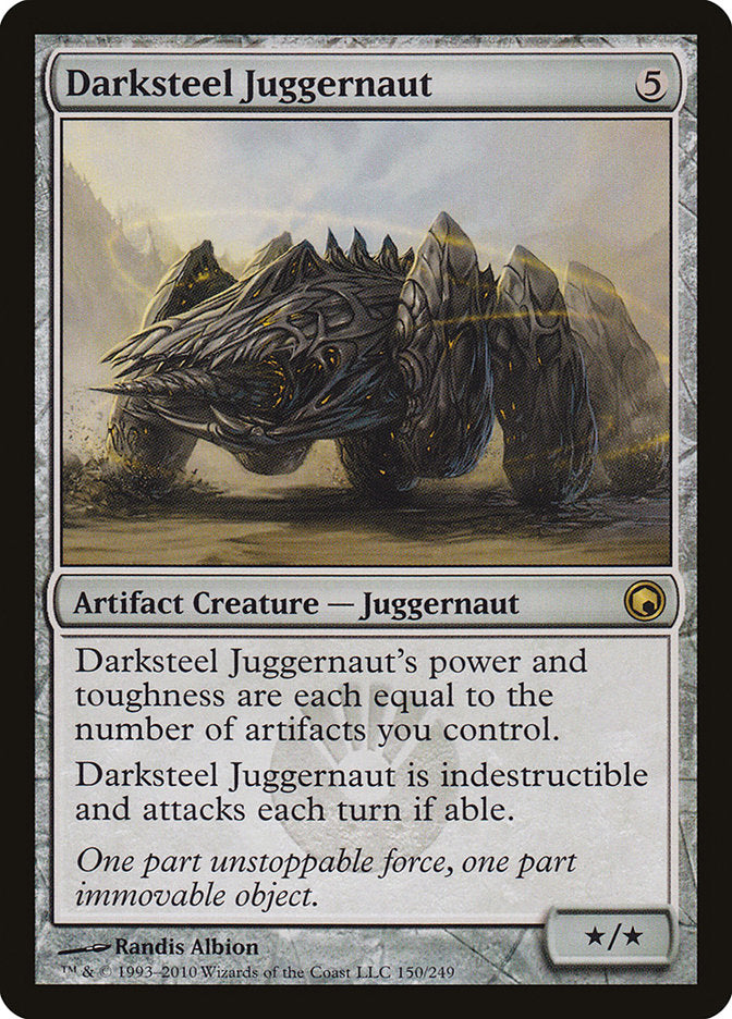 Darksteel Juggernaut [Scars of Mirrodin] MTG Single Magic: The Gathering    | Red Claw Gaming