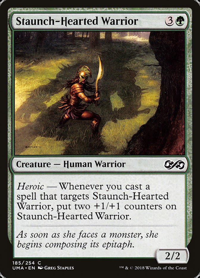 Staunch-Hearted Warrior [Ultimate Masters] MTG Single Magic: The Gathering    | Red Claw Gaming