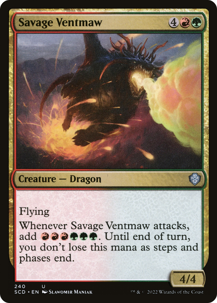 Savage Ventmaw [Starter Commander Decks] MTG Single Magic: The Gathering    | Red Claw Gaming