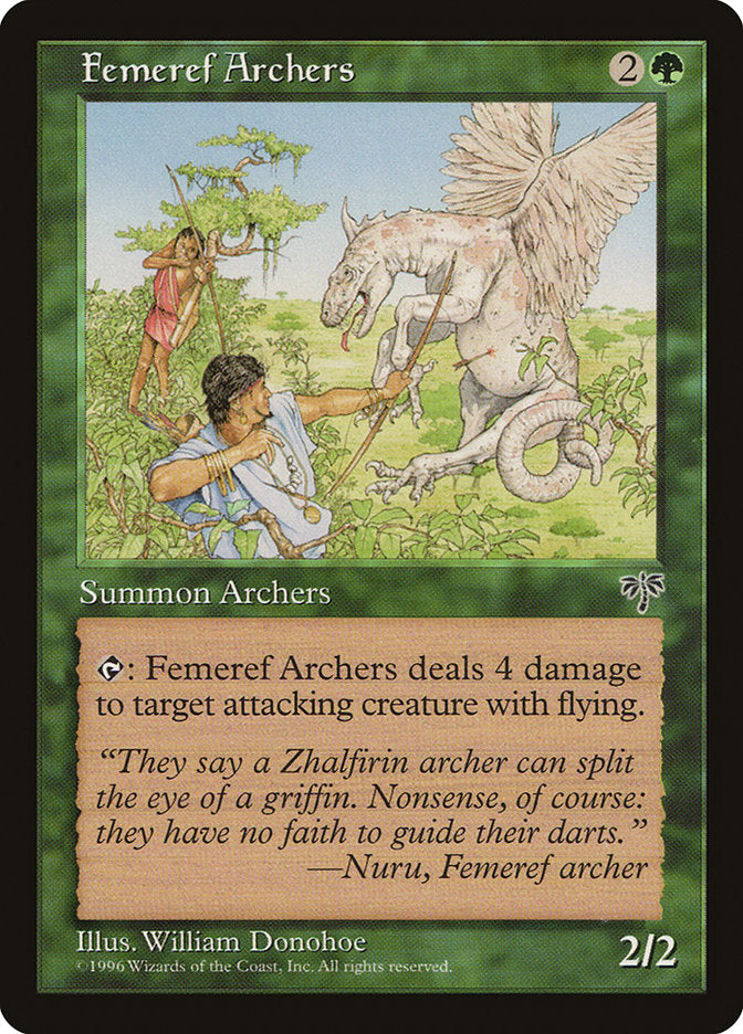 Femeref Archers [Mirage] MTG Single Magic: The Gathering    | Red Claw Gaming