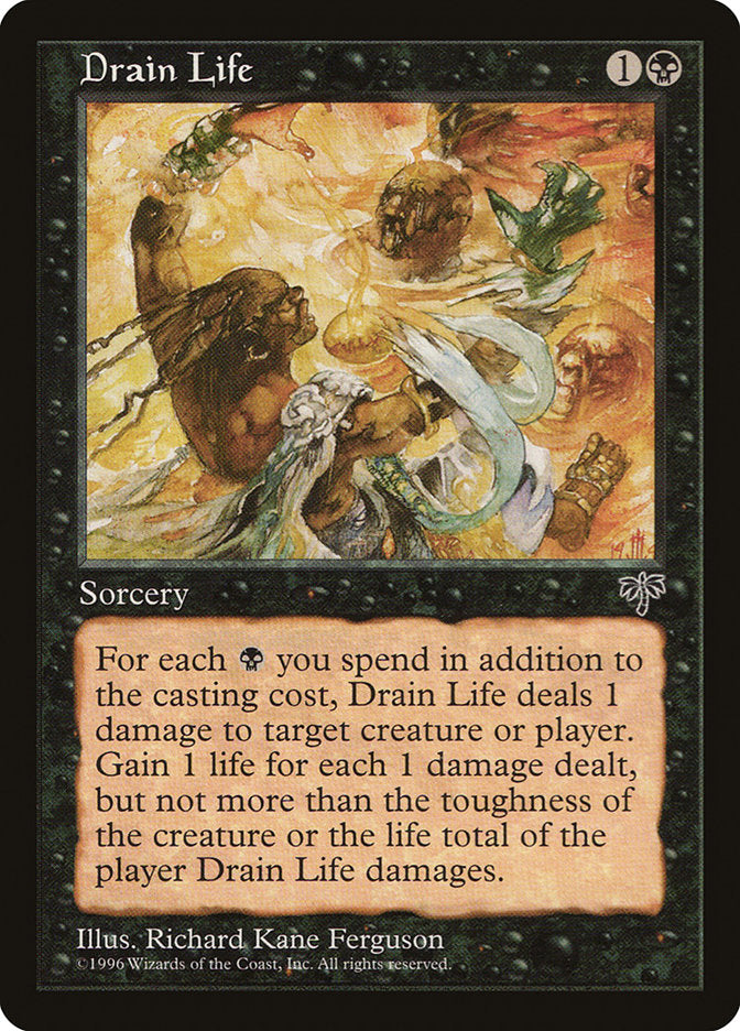Drain Life [Mirage] MTG Single Magic: The Gathering    | Red Claw Gaming