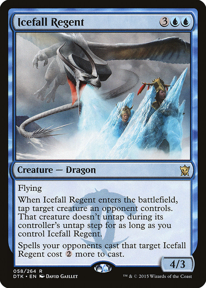 Icefall Regent [Dragons of Tarkir] MTG Single Magic: The Gathering    | Red Claw Gaming