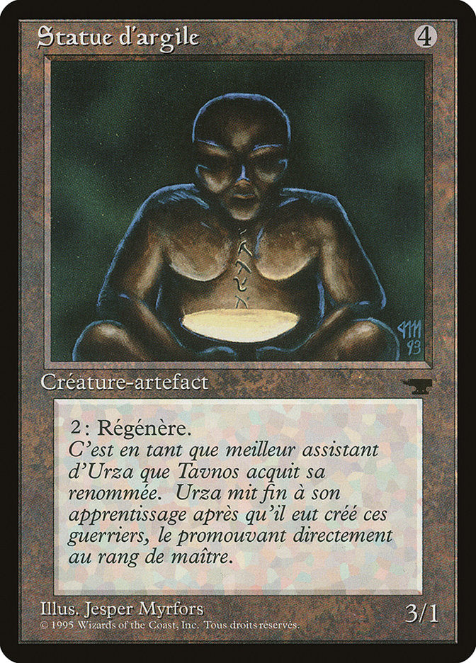 Clay Statue (French) - "Statue d'argile" [Renaissance] MTG Single Magic: The Gathering    | Red Claw Gaming