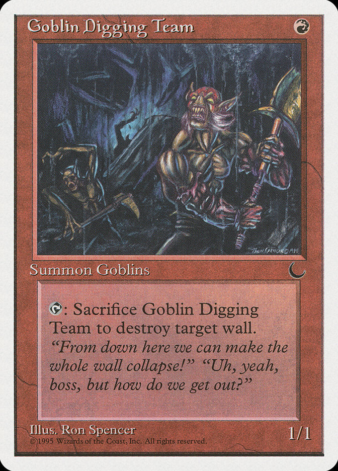 Goblin Digging Team [Chronicles] MTG Single Magic: The Gathering    | Red Claw Gaming