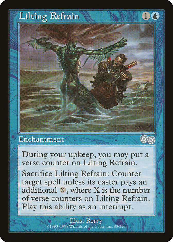Lilting Refrain [Urza's Saga] MTG Single Magic: The Gathering    | Red Claw Gaming