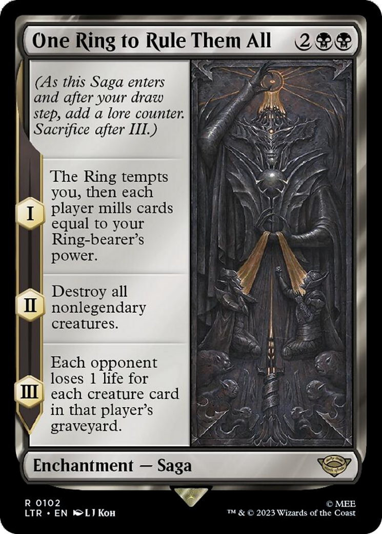 One Ring to Rule Them All [The Lord of the Rings: Tales of Middle-Earth] MTG Single Magic: The Gathering    | Red Claw Gaming