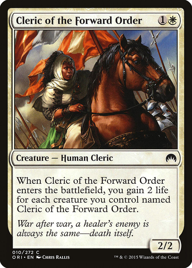 Cleric of the Forward Order [Magic Origins] MTG Single Magic: The Gathering    | Red Claw Gaming