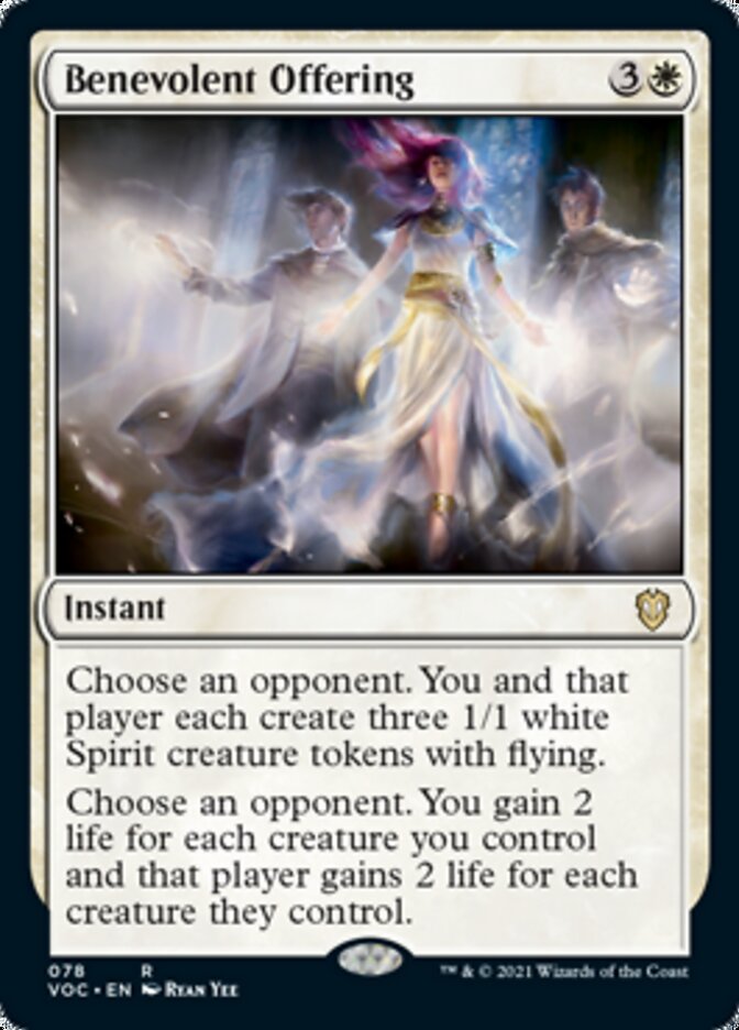 Benevolent Offering [Innistrad: Crimson Vow Commander] MTG Single Magic: The Gathering    | Red Claw Gaming