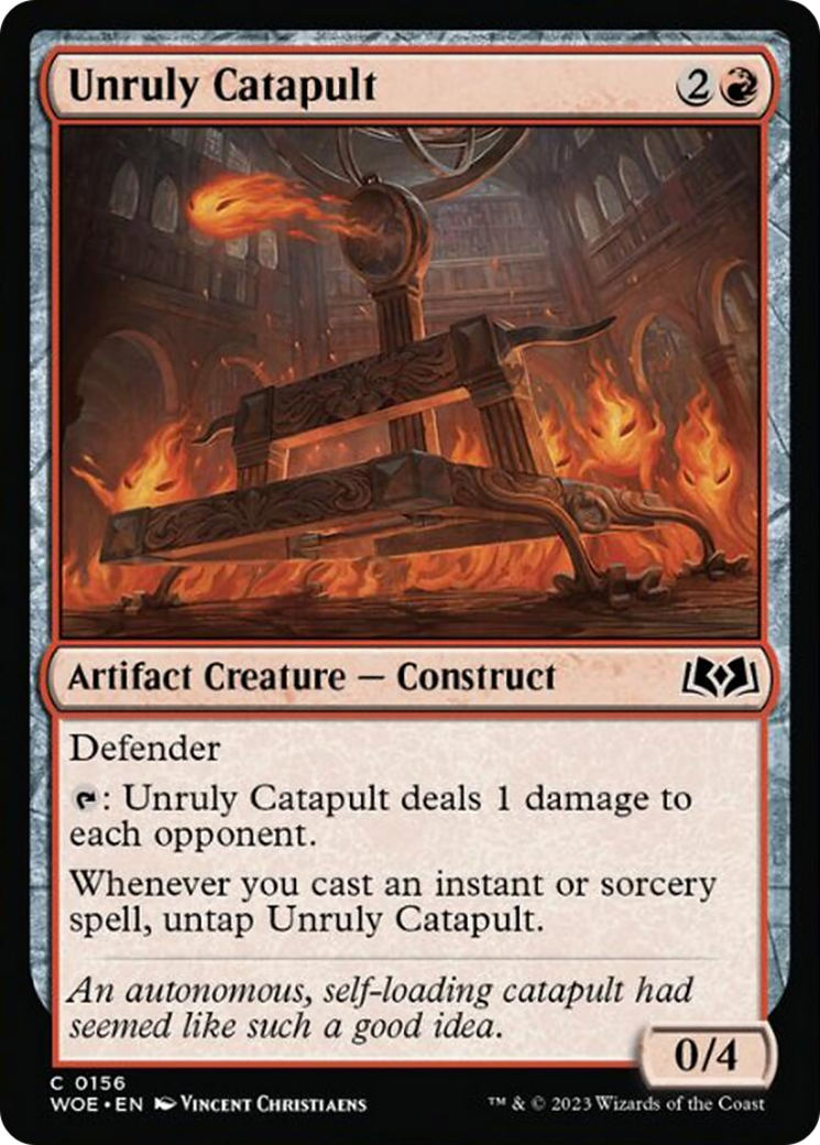 Unruly Catapult [Wilds of Eldraine] MTG Single Magic: The Gathering    | Red Claw Gaming