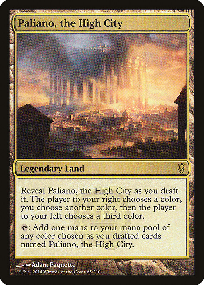 Paliano, the High City [Conspiracy] MTG Single Magic: The Gathering    | Red Claw Gaming