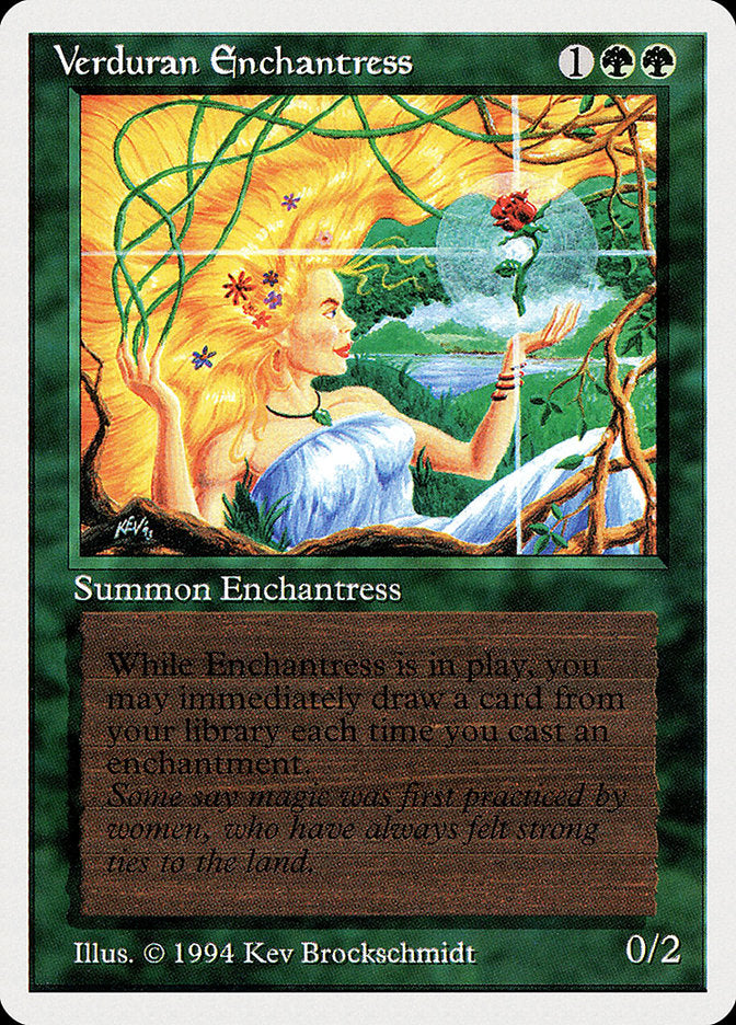 Verduran Enchantress [Summer Magic / Edgar] MTG Single Magic: The Gathering    | Red Claw Gaming