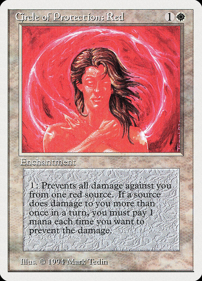 Circle of Protection: Red [Summer Magic / Edgar] MTG Single Magic: The Gathering    | Red Claw Gaming