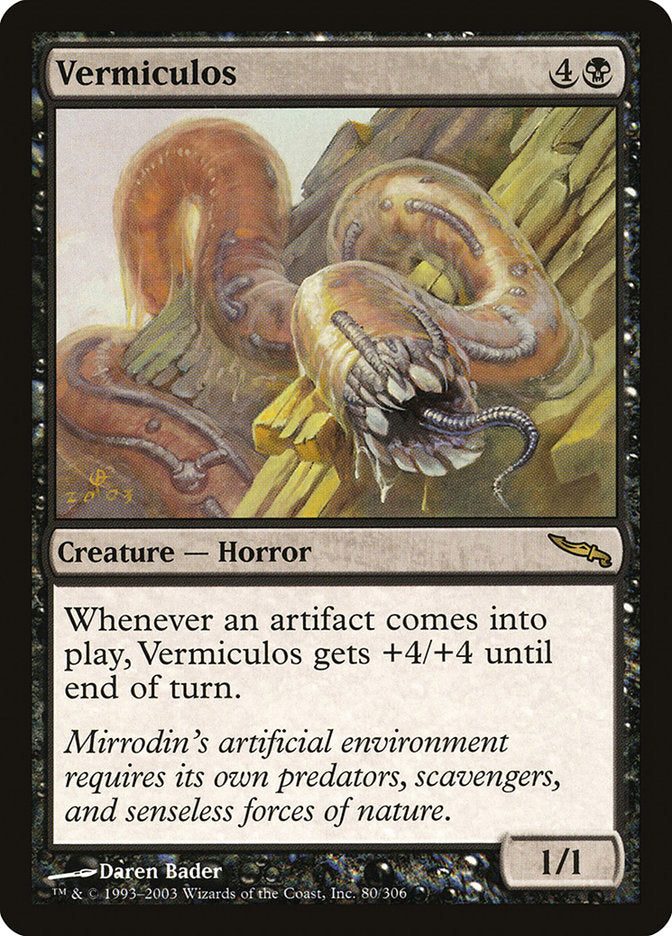 Vermiculos [Mirrodin] MTG Single Magic: The Gathering    | Red Claw Gaming