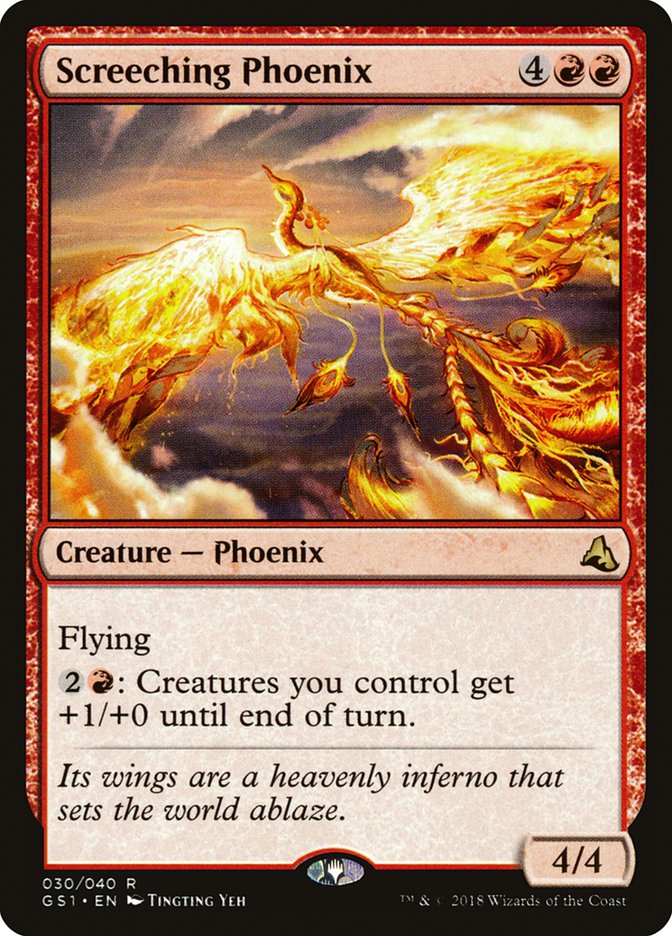 Screeching Phoenix [Global Series Jiang Yanggu & Mu Yanling] MTG Single Magic: The Gathering    | Red Claw Gaming