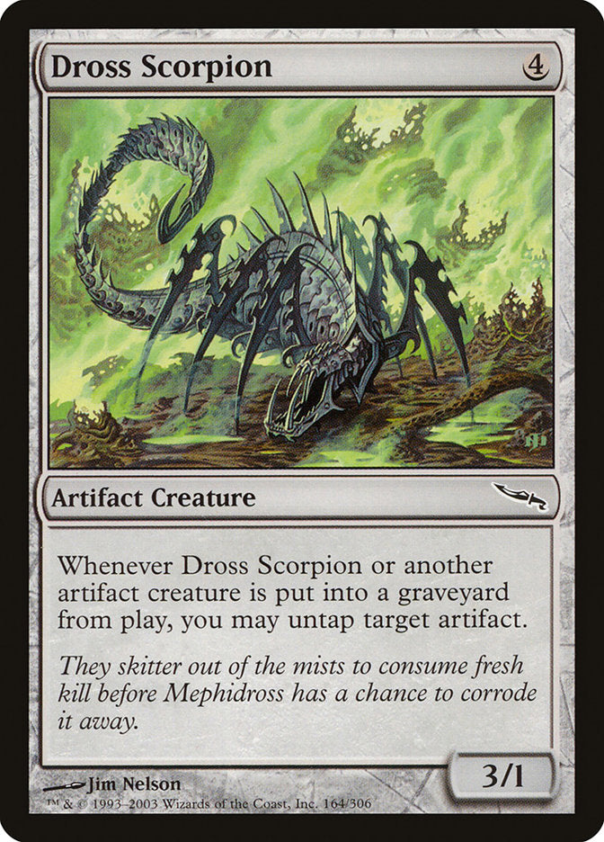 Dross Scorpion [Mirrodin] MTG Single Magic: The Gathering    | Red Claw Gaming