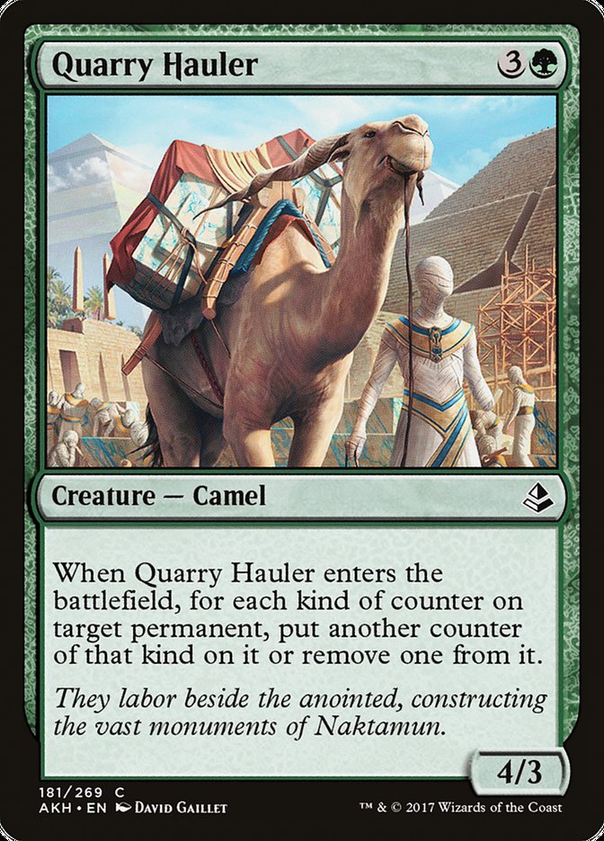 Quarry Hauler [Amonkhet] MTG Single Magic: The Gathering    | Red Claw Gaming