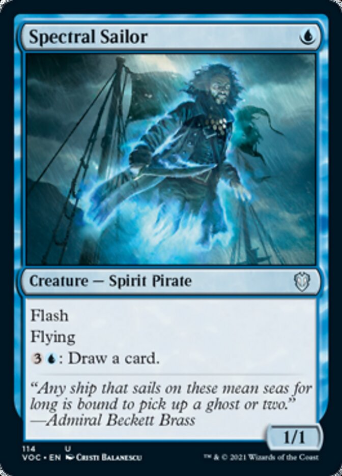 Spectral Sailor [Innistrad: Crimson Vow Commander] MTG Single Magic: The Gathering    | Red Claw Gaming