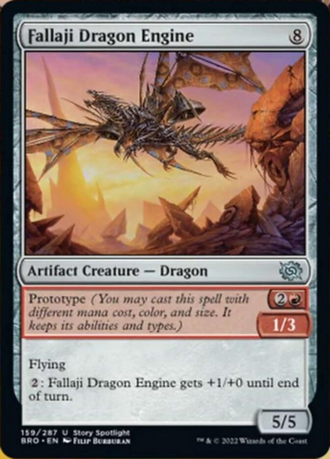 Fallaji Dragon Engine [The Brothers' War] MTG Single Magic: The Gathering    | Red Claw Gaming