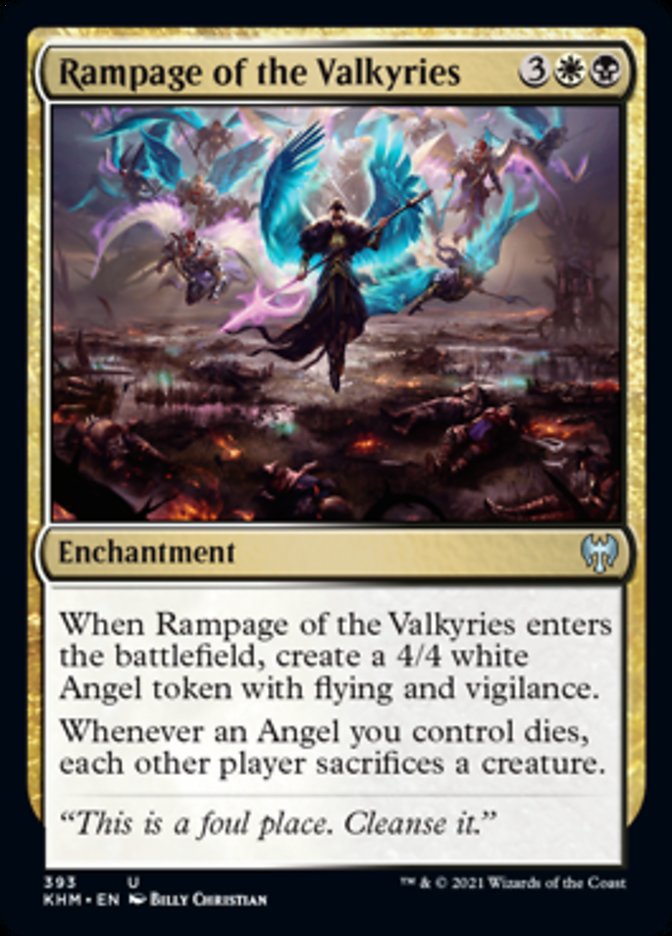 Rampage of the Valkyries [Kaldheim] MTG Single Magic: The Gathering    | Red Claw Gaming