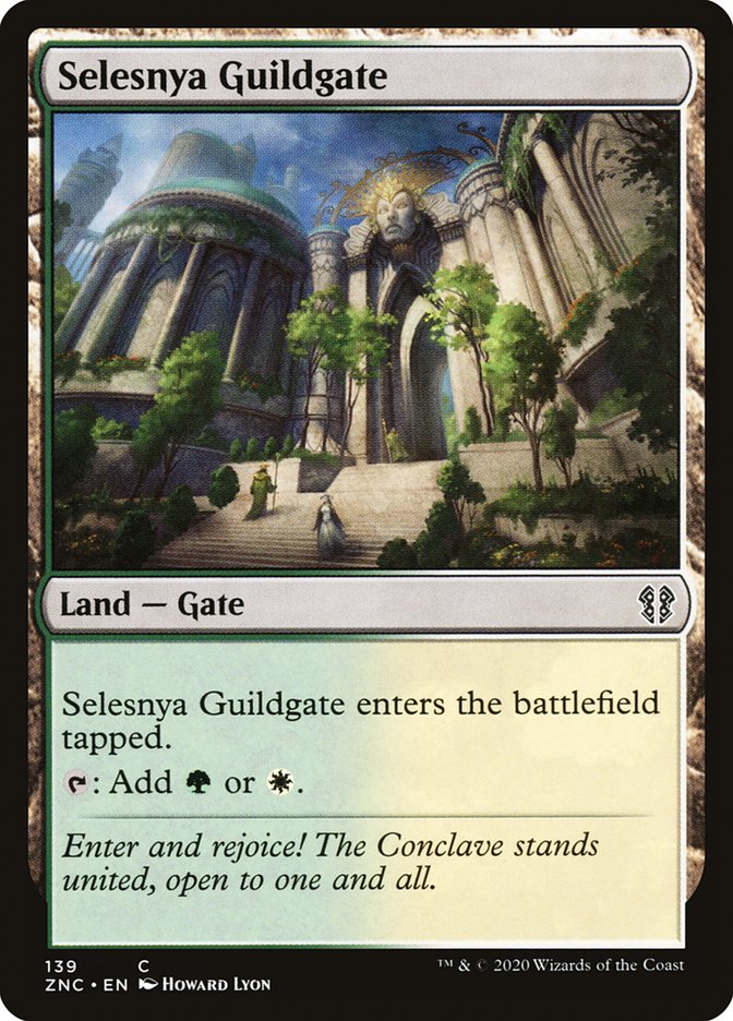 Selesnya Guildgate [Zendikar Rising Commander] MTG Single Magic: The Gathering    | Red Claw Gaming