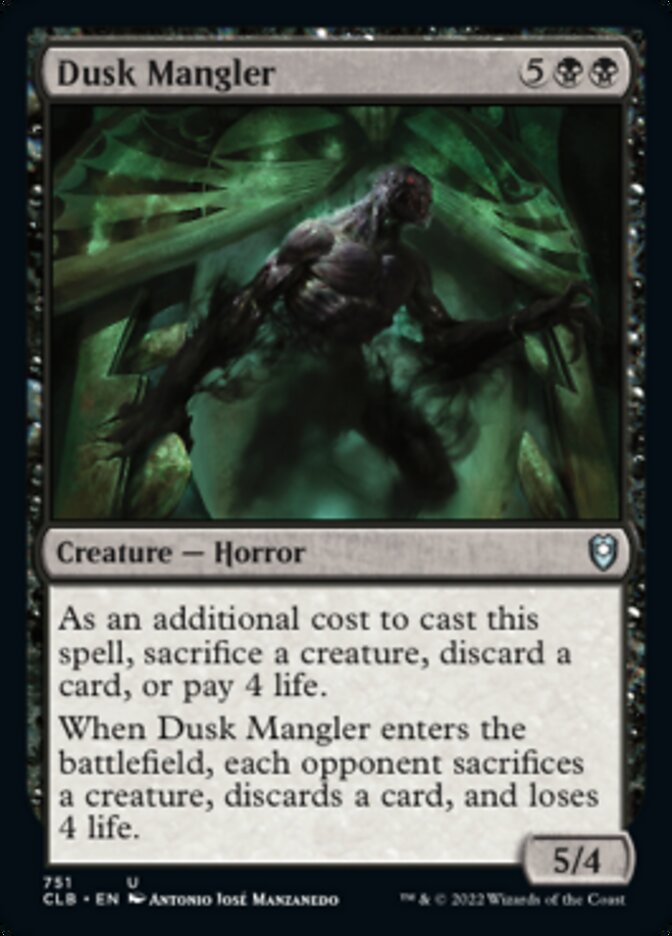 Dusk Mangler [Commander Legends: Battle for Baldur's Gate] MTG Single Magic: The Gathering    | Red Claw Gaming