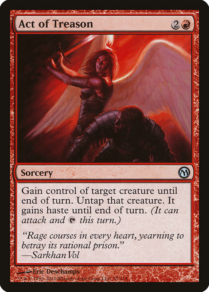 Act of Treason [Duels of the Planeswalkers] MTG Single Magic: The Gathering    | Red Claw Gaming