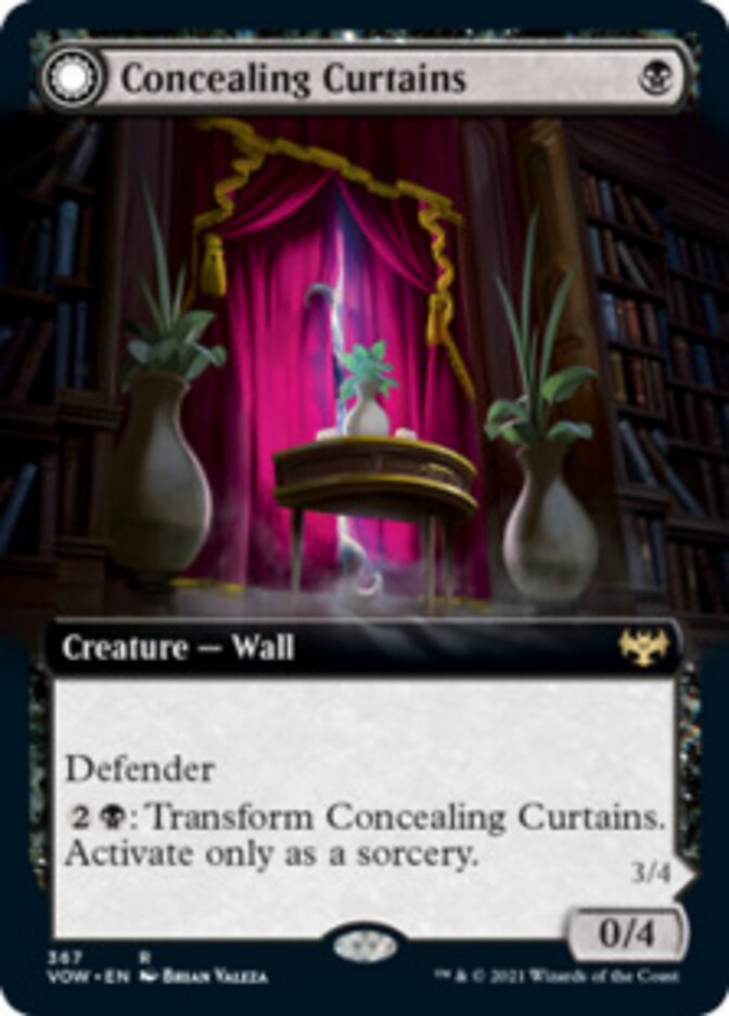 Concealing Curtains // Revealing Eye (Extended Art) [Innistrad: Crimson Vow] MTG Single Magic: The Gathering    | Red Claw Gaming