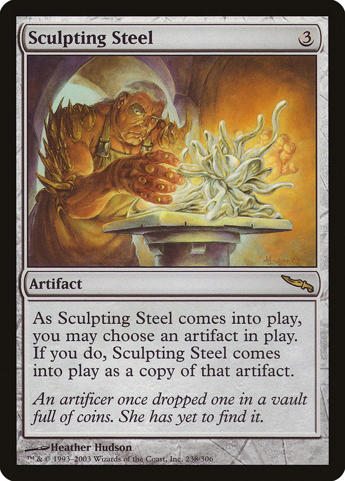 Sculpting Steel [Mirrodin] MTG Single Magic: The Gathering    | Red Claw Gaming
