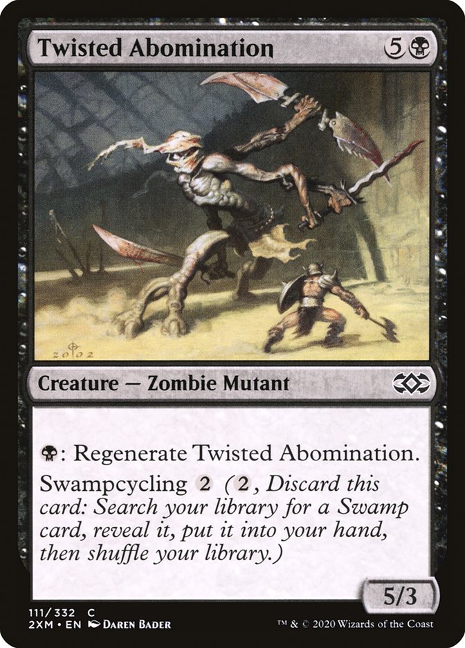 Twisted Abomination [Double Masters] MTG Single Magic: The Gathering    | Red Claw Gaming