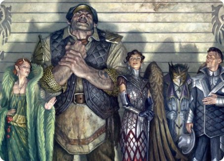 Rogues' Gallery Art Card [Streets of New Capenna Art Series] MTG Single Magic: The Gathering    | Red Claw Gaming