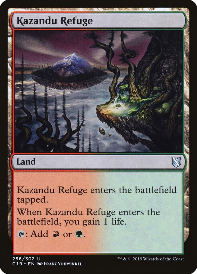 Kazandu Refuge [Commander 2019] MTG Single Magic: The Gathering    | Red Claw Gaming
