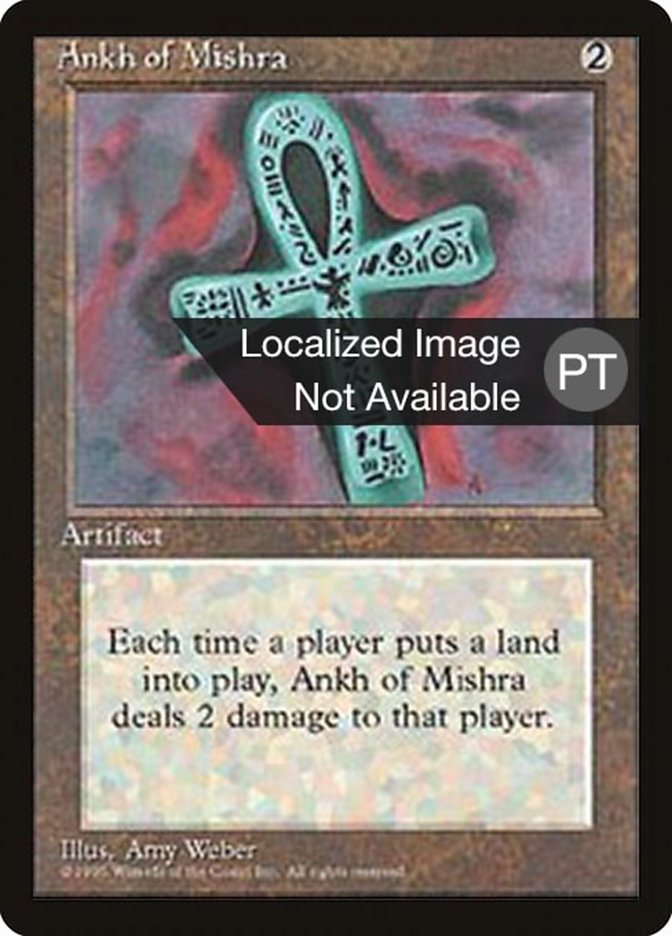 Ankh of Mishra [Fourth Edition (Foreign Black Border)] MTG Single Magic: The Gathering    | Red Claw Gaming