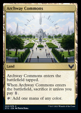 Archway Commons [Strixhaven: School of Mages] MTG Single Magic: The Gathering    | Red Claw Gaming