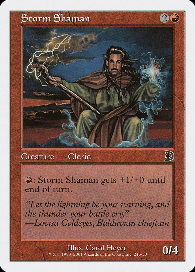 Storm Shaman (Male) [Deckmasters] MTG Single Magic: The Gathering    | Red Claw Gaming