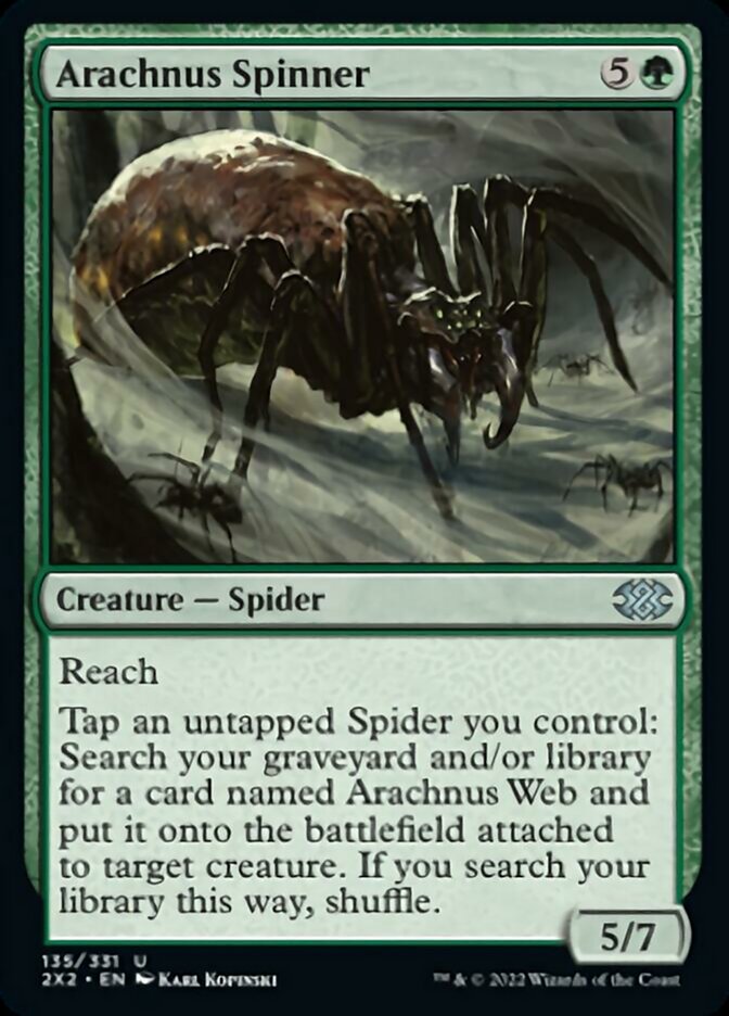 Arachnus Spinner [Double Masters 2022] MTG Single Magic: The Gathering    | Red Claw Gaming