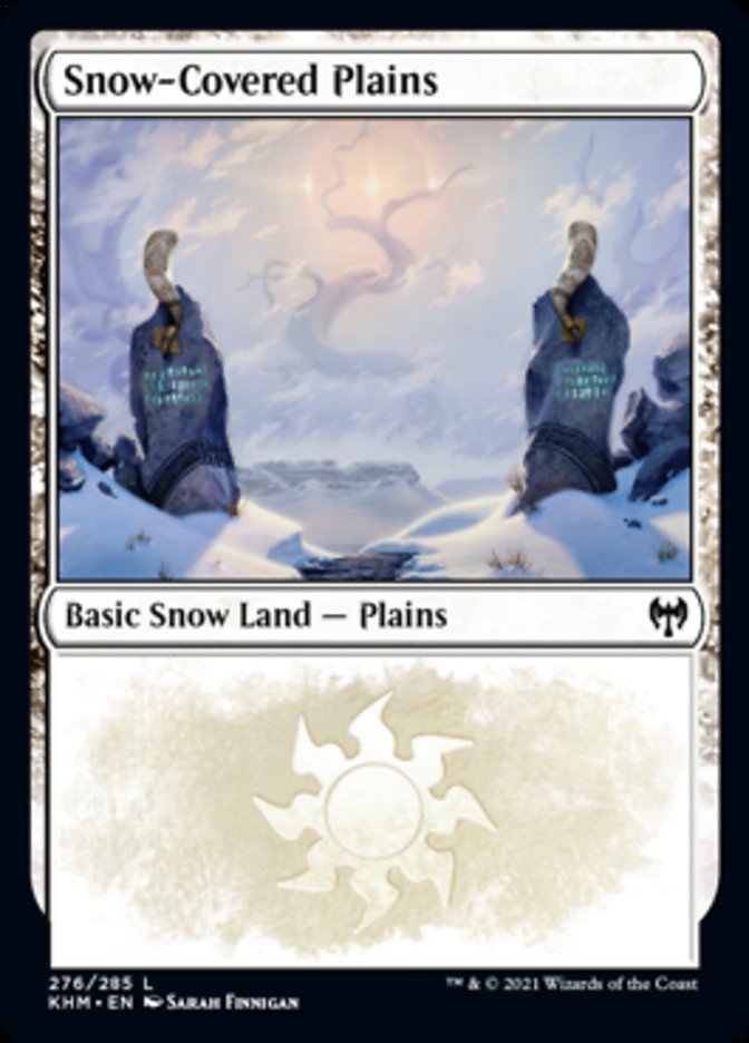 Snow-Covered Plains (276) [Kaldheim] MTG Single Magic: The Gathering    | Red Claw Gaming